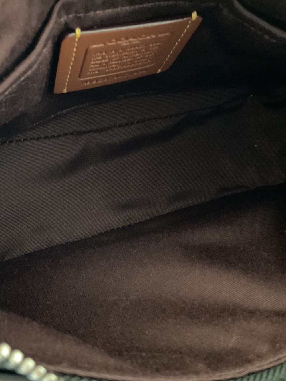 Coach Teri Shoulder Bag - Pebbled Leather/Silver/Black - Picture 10 of 10